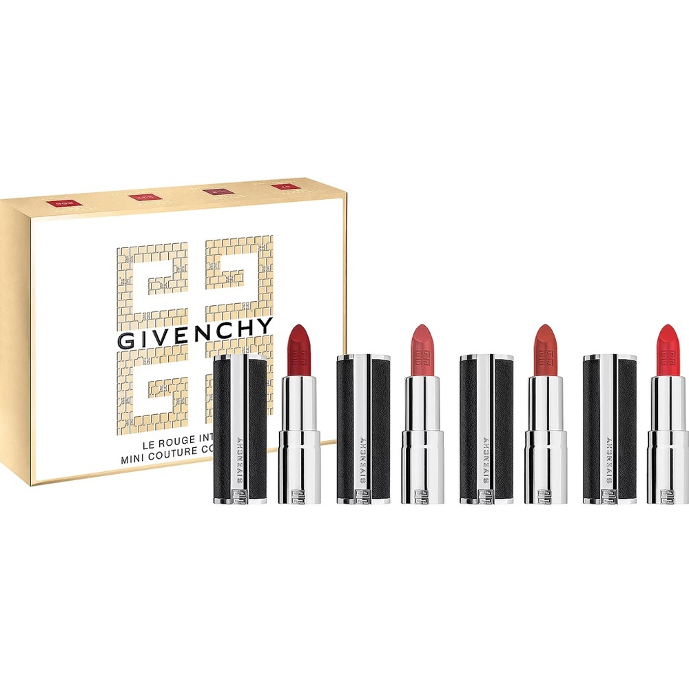 Givenchy Couture Mini Lipsticks: 4-Piece Le Rouge Interdit Intense Silk Lip Set